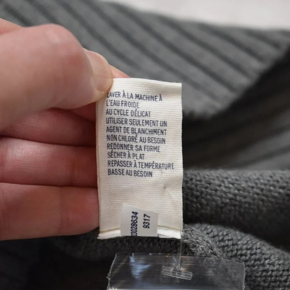 American Eagle Mens Sz S Classic Fit Quarter Zip Button Pullover Sweater Cotton - Picture 12 of 16